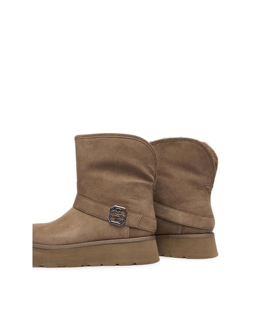 Guess Brown Schneeschuhe Flfdol Esu10