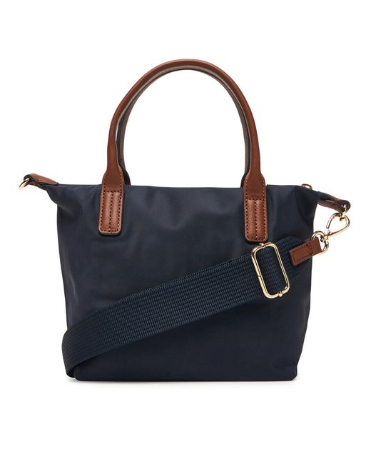 Tommy Hilfiger Blue Handtasche Popette Mini Tote Aw0Aw17709