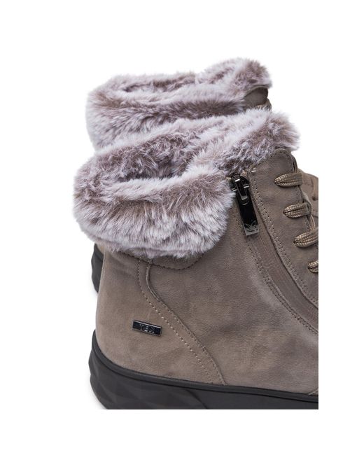 Caprice Brown Schnürschuhe 9-26202-43