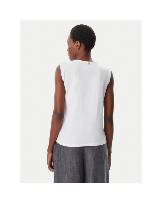 Lola Casademunt White Top Ms2515019 Regular Fit