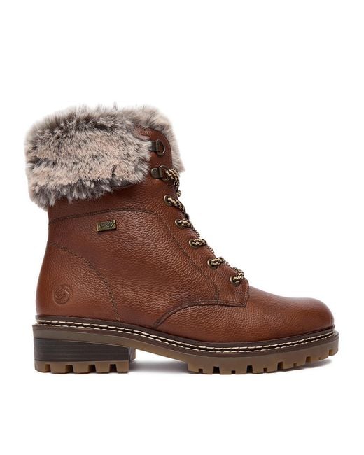 Remonte Brown Schnürschuhe Ceo-D0B74-24
