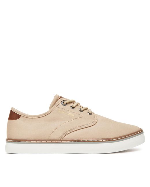 S.oliver Halbschuhe 5-13620-42 in Natural für Herren
