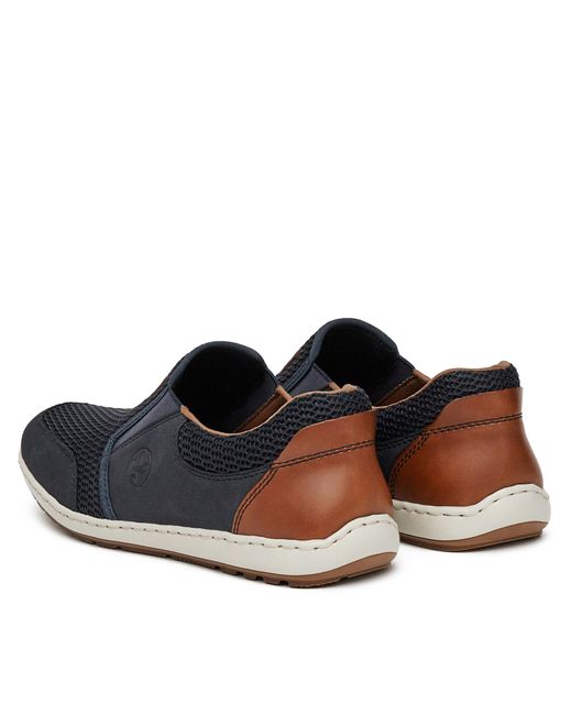 Rieker Halbschuhe 08869-14 in Blue für Herren