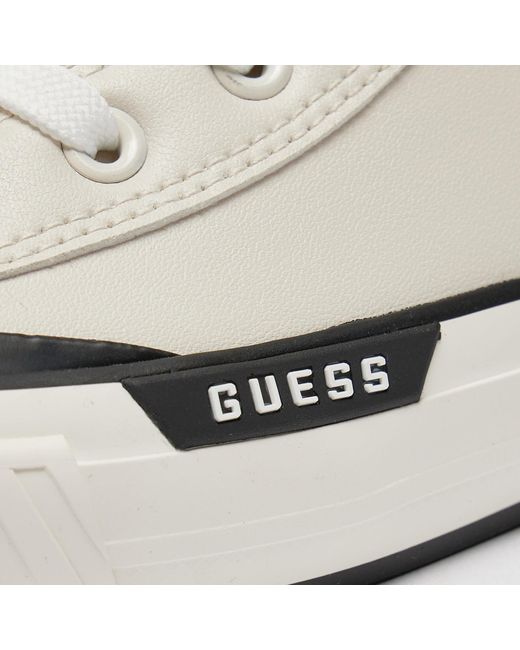 Guess White Sneakers Fljnly Ele12 Weiß