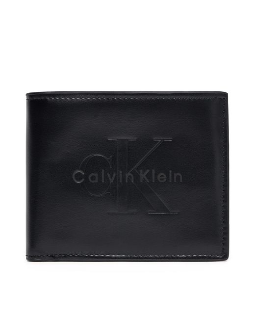 Calvin Klein Herren Geldbörse Bold Billfold W/Coin Lv04D1156G in Black für Herren