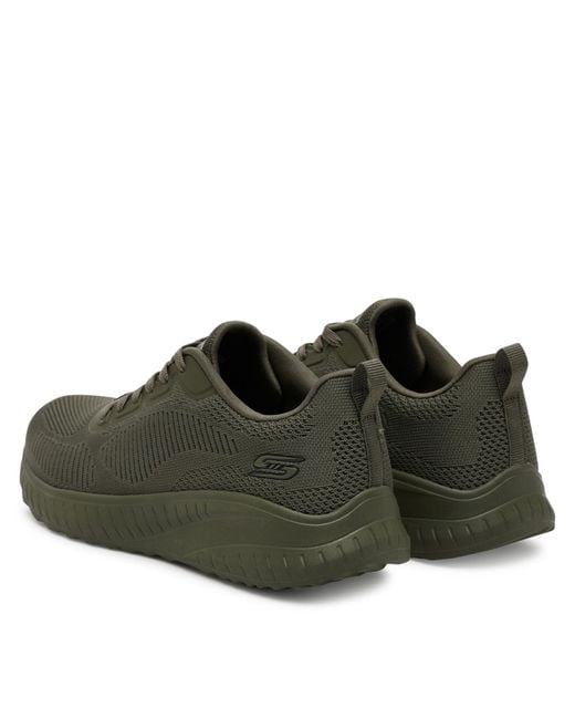 Skechers Green Sneakers Bobs Squad Chaos-Face Off 117209/Olv