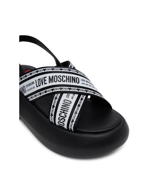 Love Moschino Black Sandalen Ja16207I0Mix200A
