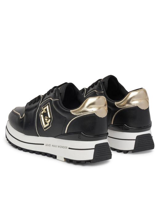 Liu Jo Black Sneakers Maxi Wonder 85 Ba5029 Px179