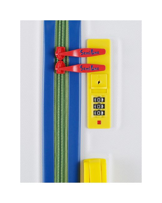 Semi Line Blue Mittlerer Koffer T5842-2