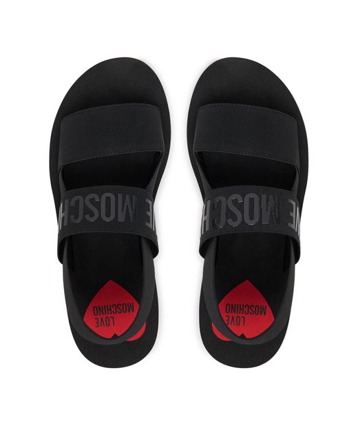 Love Moschino Black Sandalen Ja16033G0Mjn7000