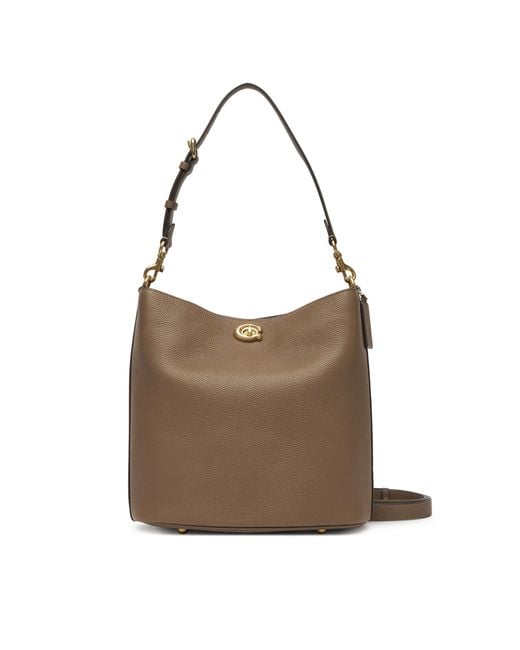 COACH Brown Handtasche Willow Cw624 B4Cbd