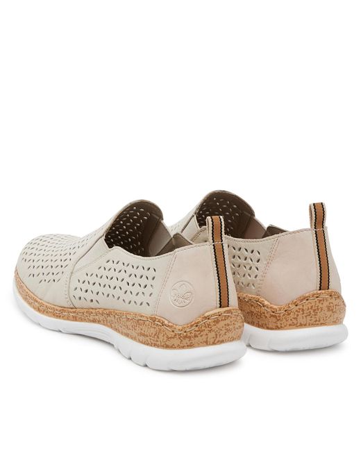Rieker White Halbschuhe N4251-60