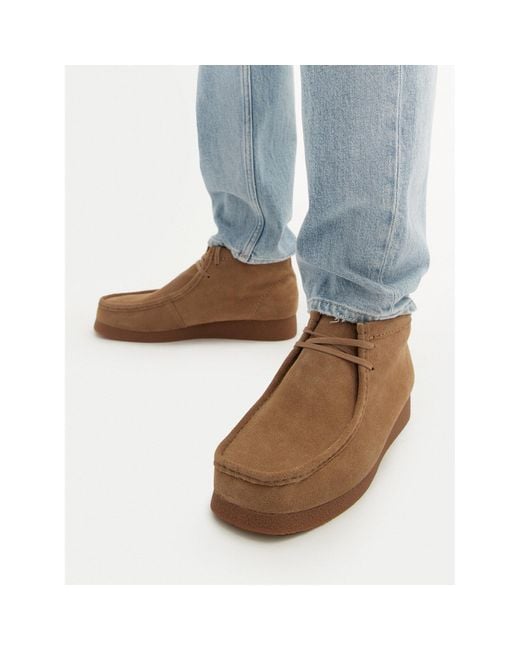 Clarks Schnürschuhe Wallabee Evo Boot 26172824 in Brown für Herren