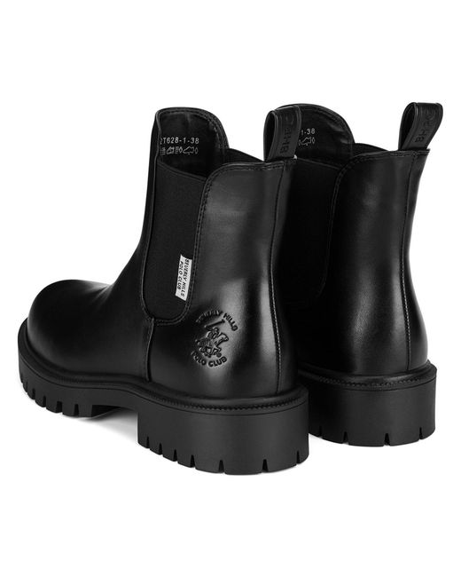 Beverly Hills Polo Club Black Klassische Stiefeletten Hy2T628-1