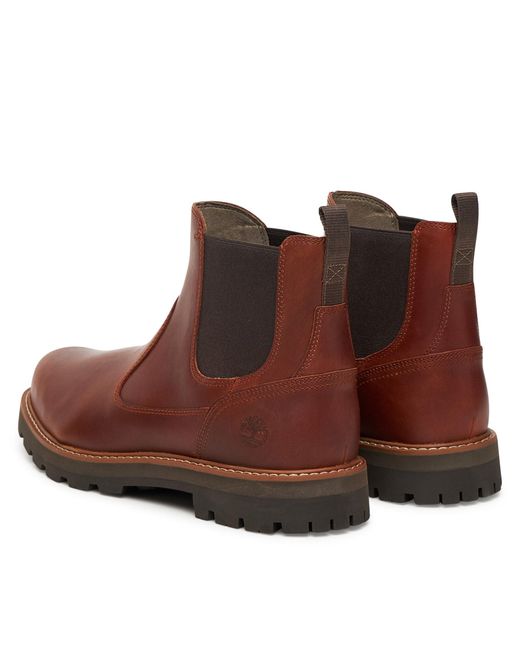 Timberland Klassische Stiefeletten Britton Road Chelsea Tb0A6A4Wa1G1 in Brown für Herren