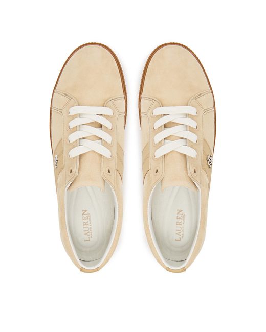 Ralph Lauren Natural Sneakers Janson Ii 802868344004