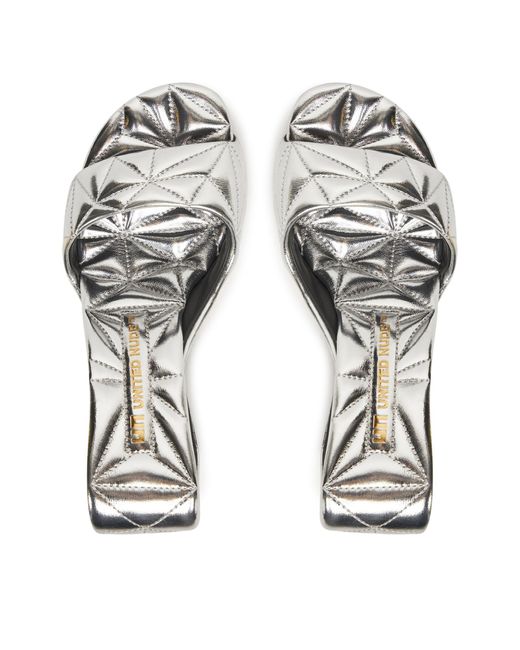 United Nude Metallic Pantoletten Mobius Hi 10001902188