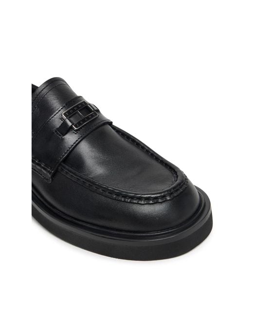 Tommy Hilfiger Black Slipper Tjw Chunky Loafer En0En02789