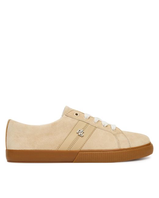 Ralph Lauren Natural Sneakers Janson Ii 802868344004