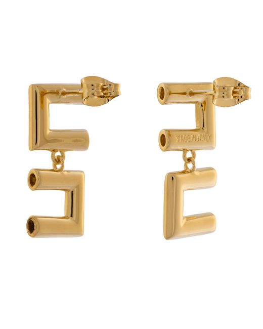 Elisabetta Franchi Metallic Ohrringe Or-54A-57E2-V140