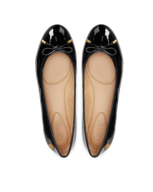 Ralph Lauren Black Ballerinas 802956765001