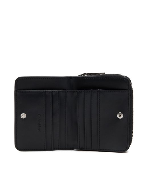 Calvin Klein Black Kleine Damen Geldbörse Ck Must Medium Zip Around_Mono K60K612942