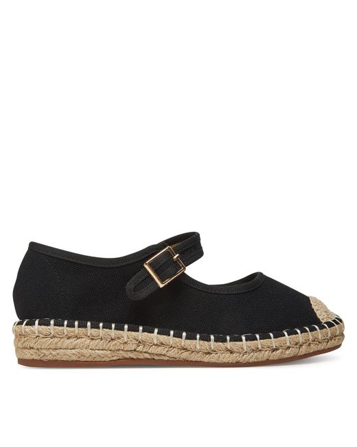 DeeZee Black Espadrilles Q88-512-1