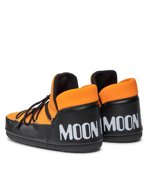 Moon Boot Blue Schneeschuhe pumps bi 14601900003 black / sunny orange 003