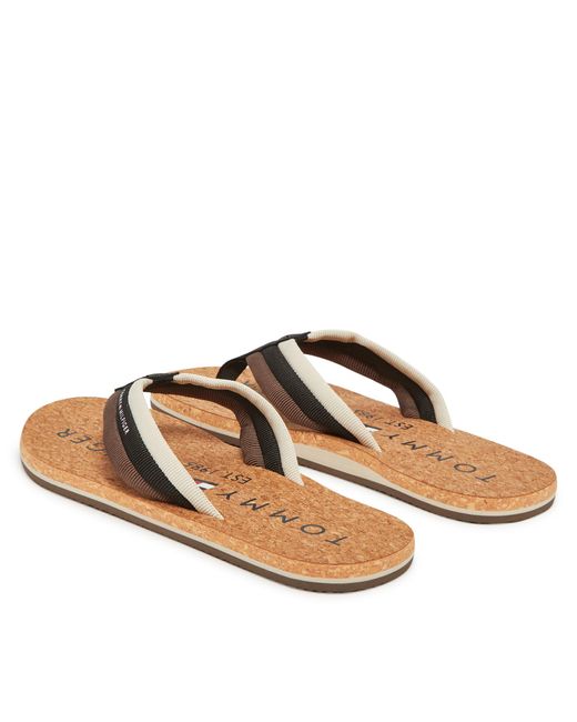 Tommy Hilfiger Zehentrenner Fm0Fm05647 in Brown für Herren