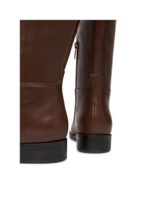 Guess Brown Stiefel Flfzor Lea11