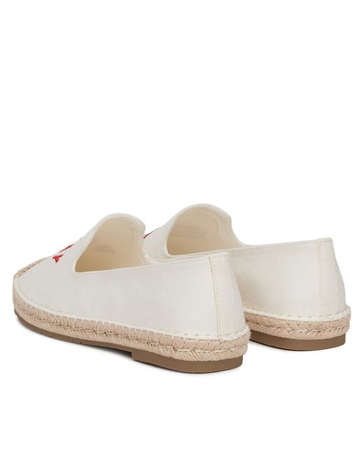 DeeZee White Espadrilles Mxcr-232