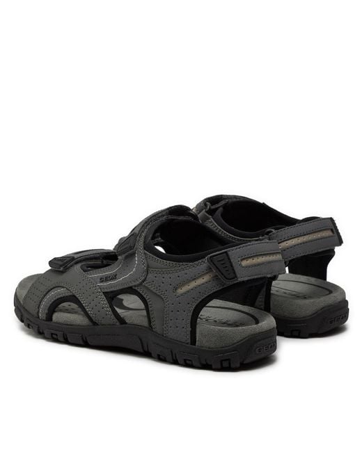 Geox Sandalen U S.Strada D U8224D 0Bc50 C9014 in Black für Herren