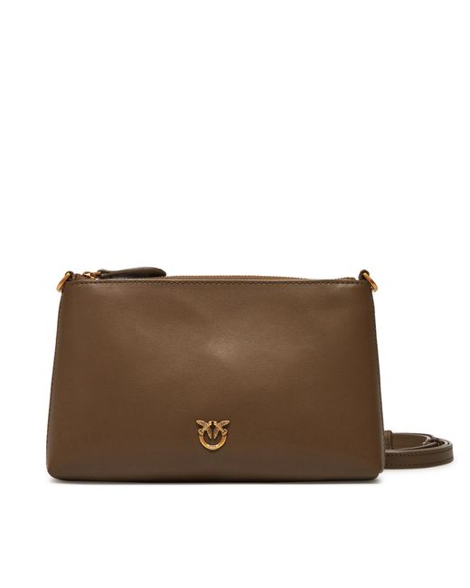 Pinko Brown Handtasche Flat Horizontal Mini Pe 25 Pcpl 104277 A0F1