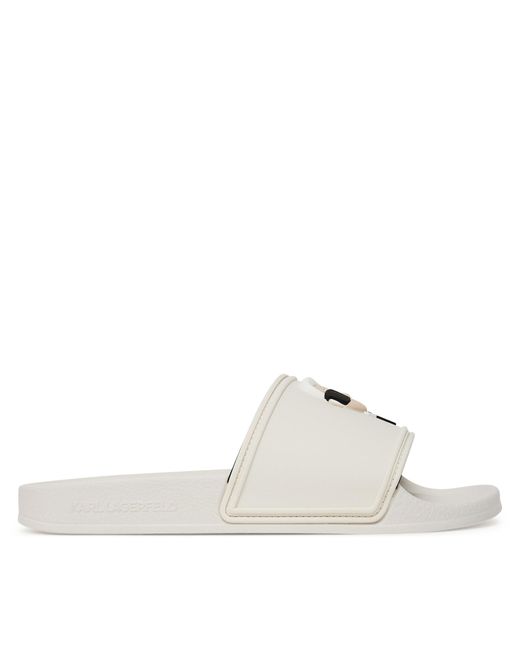 Karl Lagerfeld White Pantoletten Kondo 2.0 Kl80905A