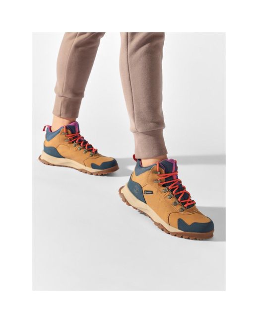 Timberland Blue Schnürstiefeletten Lincoln Peak Mid Lthr Wptb0A5Phy2311