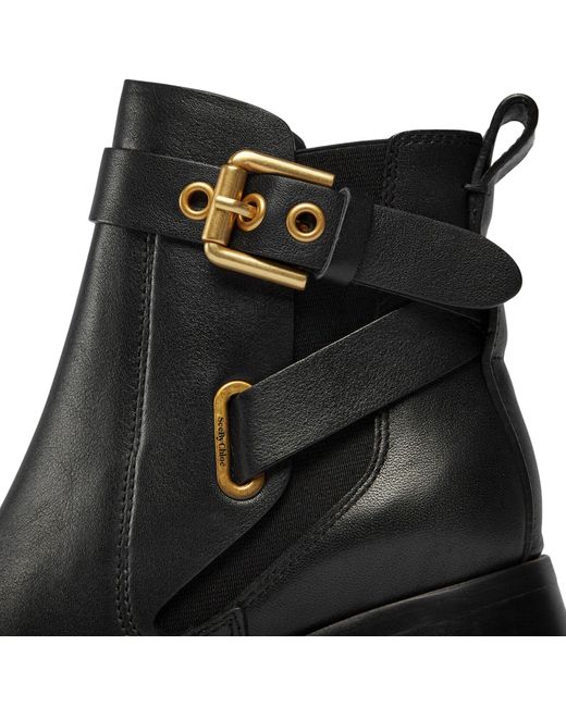 See By Chloé Black Stiefeletten Sb41011A