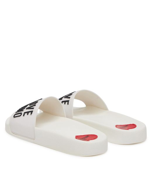 Love Moschino White Pantoletten Ja28052G0Mi14100