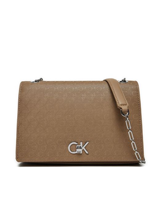 Calvin Klein Brown Handtasche Ck Medium Conv Shoulder Bag_Mono K60K613138