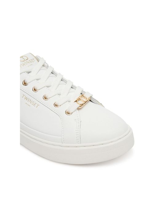 Twinset White Sneakers 252Tcp020