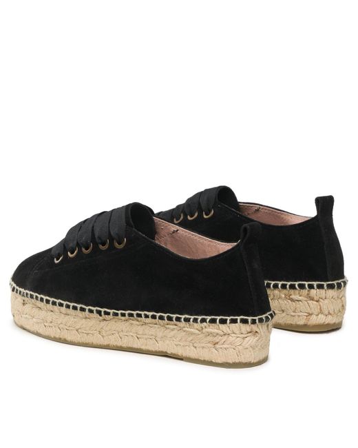 Manebí Black Espadrilles Lace-Up Espadrilles K 1.0 E0