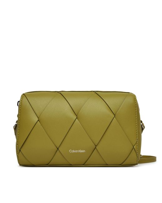 Calvin Klein Green Handtasche Ck Woven Camera Bag K60K613002