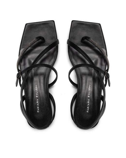 Fabiana Filippi Black Sandalen Asd272B982