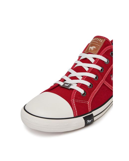 Mustang Sneakers Aus Stoff 4058-310 in Red für Herren