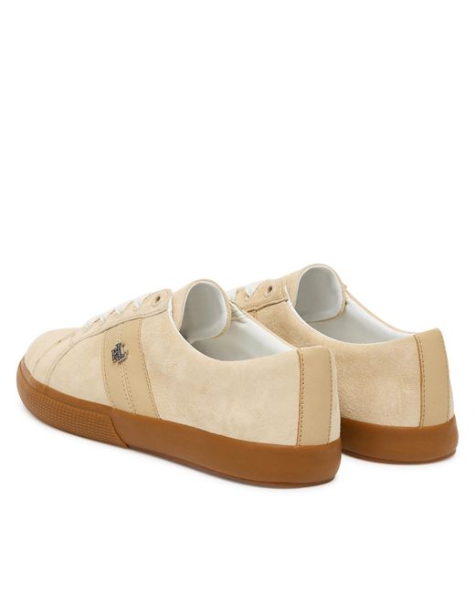 Ralph Lauren Natural Sneakers Janson Ii 802868344004