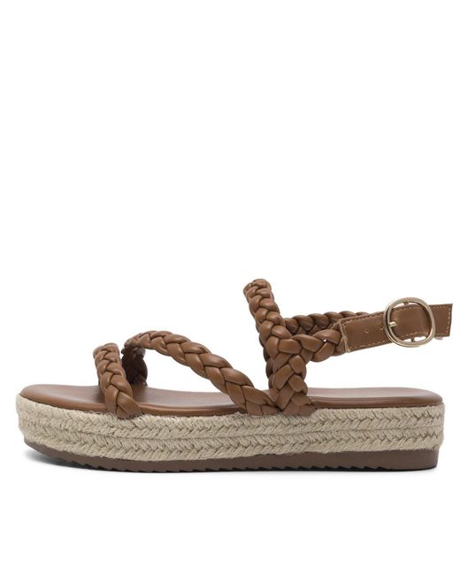 DeeZee Brown Espadrilles E8875-1