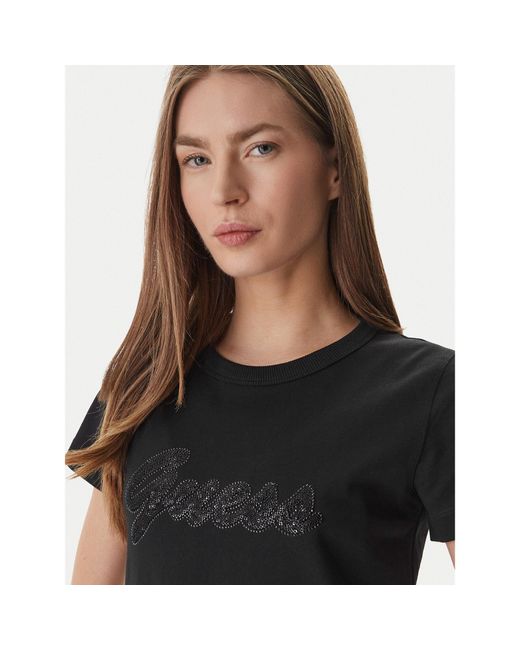 Guess Black T-Shirt W6Gi08 K3023 Regular Fit