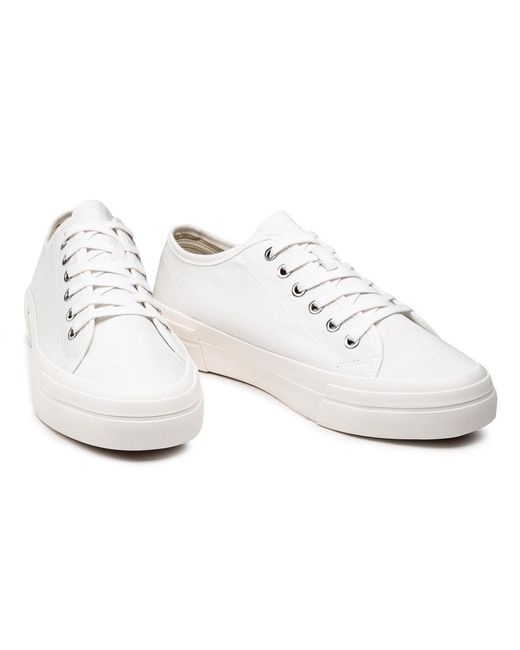 Vagabond Vagabond Sneakers Aus Stoff Teddie M 5181-080-01 Weiß in White für Herren