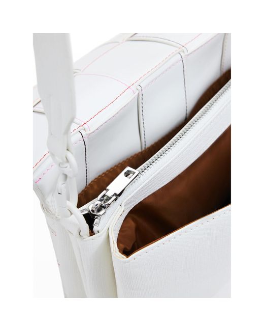 Desigual White Handtasche Yoko Blacno 25Saxpaq
