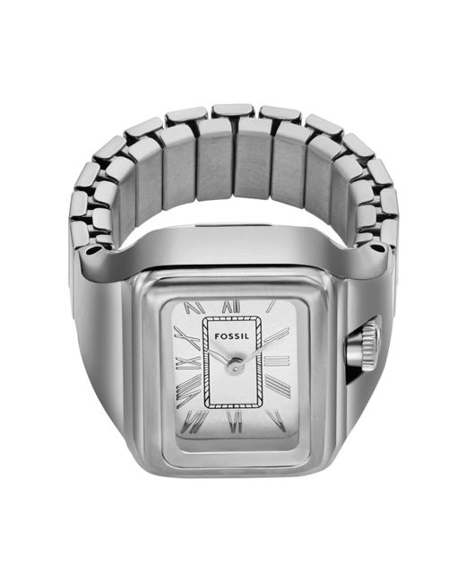Fossil Metallic Uhr Watch Ring Es5344