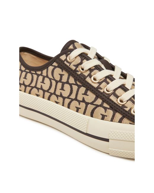 Guess Brown Sneakers Aus Stoff Flpcar Fal12